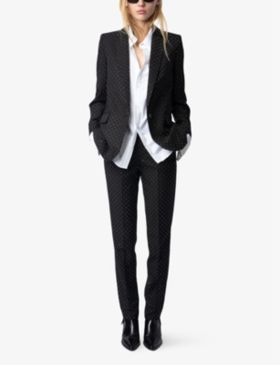 Zadig & Voltaire Panny Trousers In Black
