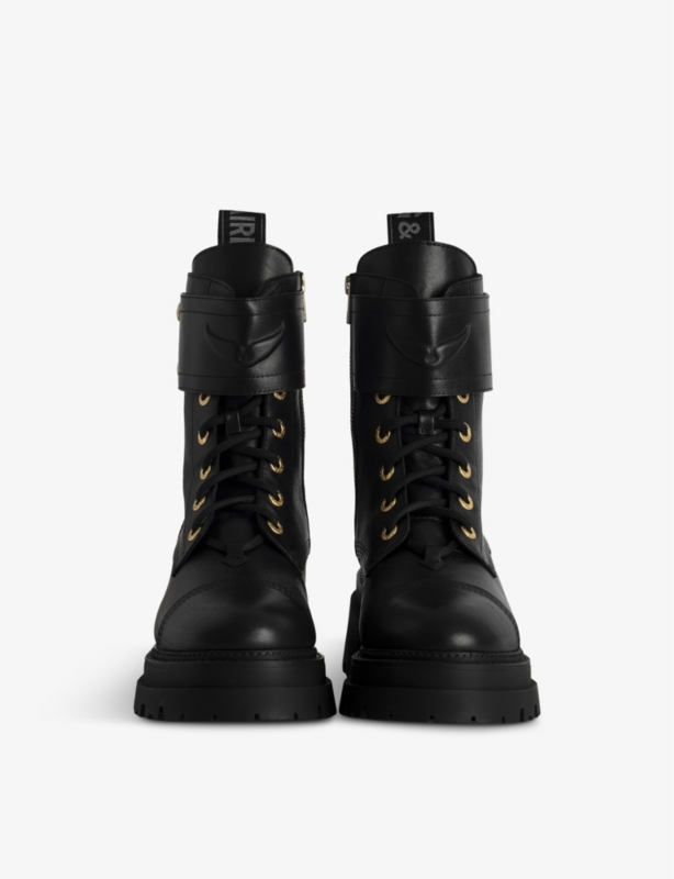 Joe chunky-sole leather ankle boots