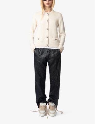 ZADIG&VOLTAIRE: Marcya embellished-button cashmere cardigan
