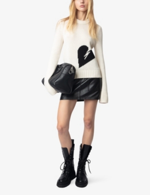 ZADIG&VOLTAIRE: Malty heart-motif wool jumper