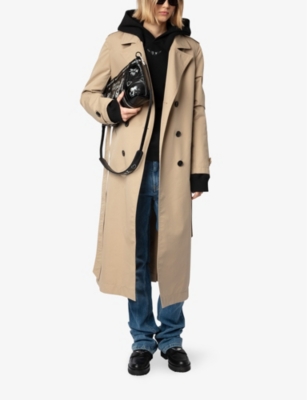 ZADIG&VOLTAIRE: Sunny Mood slogan-print leather shoulder bag