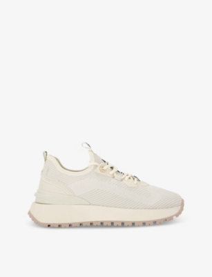 KG KURT GEIGER: Louisa low-top knit trainers
