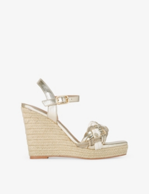 CARVELA: Maiella Faux-Leather Heeled Wedges