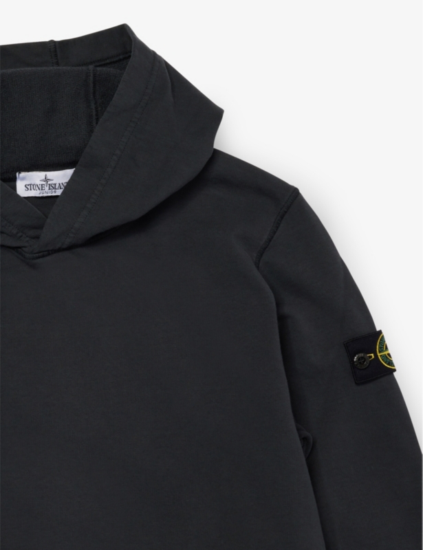 Kangaroo-Pocket Brand-Badge Cotton-Jersey Hoody 14 Years