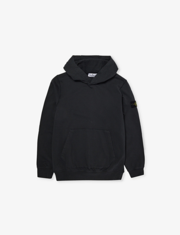 Kangaroo-Pocket Brand-Badge Cotton-Jersey Hoody 14 Years