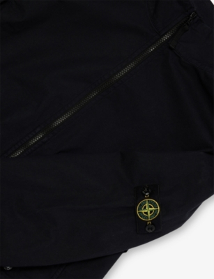 STONE ISLAND: Compass-Badge Regular-Fit Cotton Bomber Jacket 14 Years