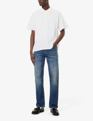 HAIKURE: Blake Mid-Wash Straight-Leg Denim Jeans