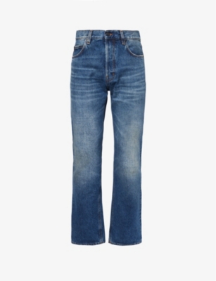 HAIKURE: Blake Mid-Wash Straight-Leg Denim Jeans