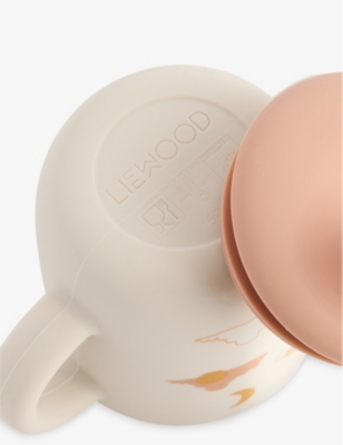LIEWOOD: Neil twin-handle silicone sippy cup 10.5cm