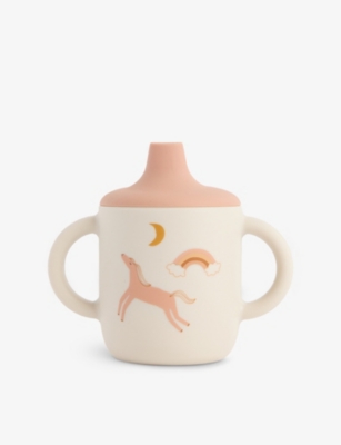 LIEWOOD: Neil twin-handle silicone sippy cup 10.5cm