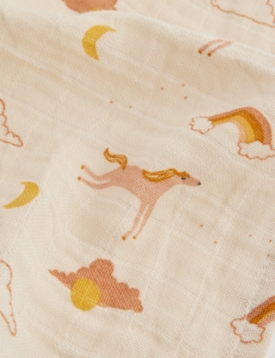 LIEWOOD: Lewis Dream-PrintCotton Muslin Cloth Set of Two