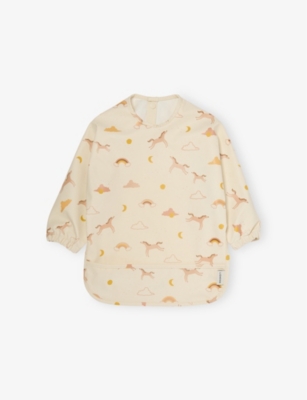 LIEWOOD: Merle Animal-Pattern Woven Cape Bib