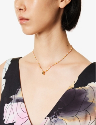 Shop Anni Lu Womens Piccolo 18ct Yellow Gold-plated Brass Bracelet