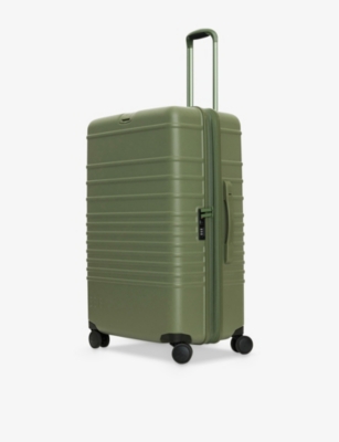 Beis The Large Check-in Roller Four-wheel Polycarbonate Suitcase 79.5cm In In Olive