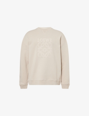 LOEWE: Brand-Embroidery Relaxed-Fit Cotton-Jersey Sweatshirt