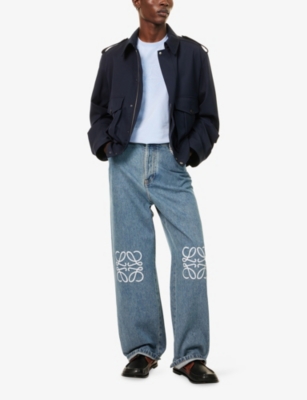 LOEWE: Brand-Embroidery Relaxed-Fit Cotton-Jersey T-Shirt