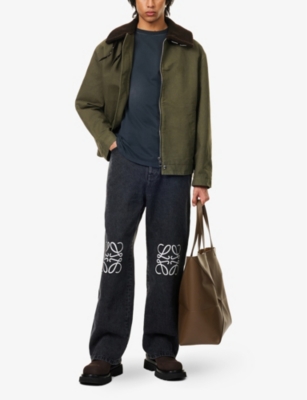 LOEWE: Logo-Embroidered Loose-Fit Cotton T-Shirt
