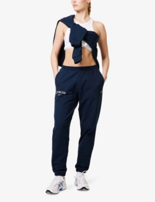 GYMSHARK: Lifting Club Two-Slip-Pockets Straight-Leg High-Rise Cotton-Blend Jogging Bottoms