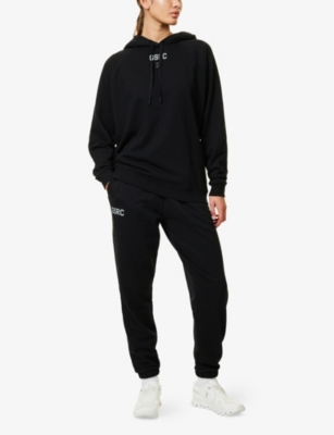 GYMSHARK: Running Graphic Cotton-Jersey Hoody