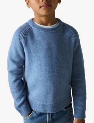 REISS: Cloud Crewneck Merino Wool-Blend Jumper 9-13 Years