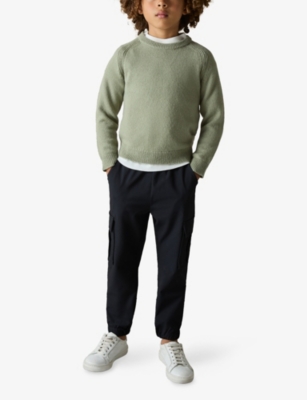 REISS: Cloud Crewneck Merino Wool-Blend Jumper 9-13 Years