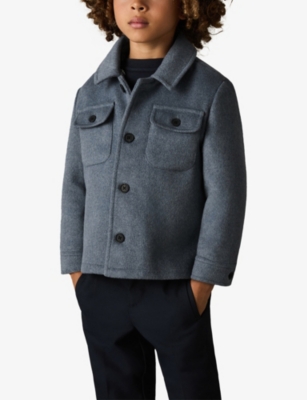 REISS: Hooded Woven Overshirt 9-13 Years