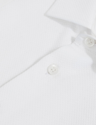 REISS: Marcel Bib Cotton Shirt 9-13 Years