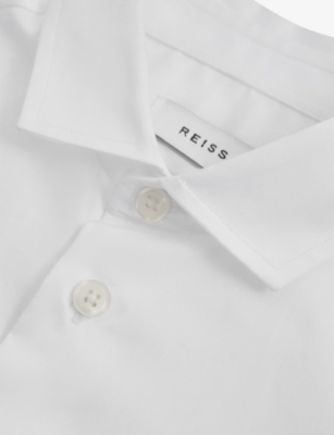 REISS: Remote Slim-Fit Cotton Shirt 9-13 Years