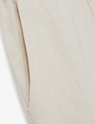 REISS: Andros Straight-Leg Linen-Blend Trousers 3-9 Years