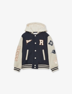 REISS: Wells Colour-Block Woven Bomber Jacket  3-9 Years
