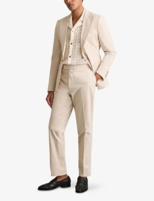 REISS: Putney Slim-Fit Stretch-Cotton Blazer