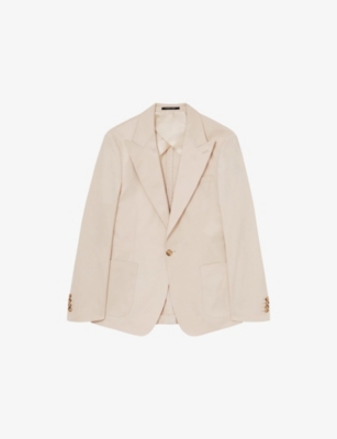 REISS: Putney Slim-Fit Stretch-Cotton Blazer