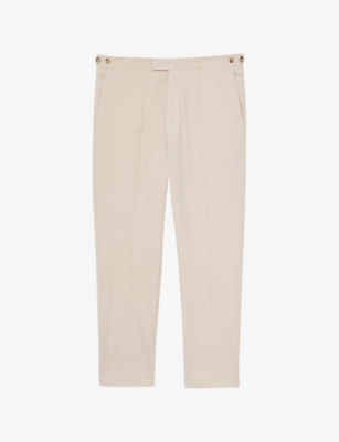 REISS: Putney Slim-Fit Stretch-Cotton Trousers