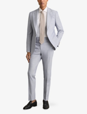 REISS: Belmont Slim-Fit Tapered-Leg Stretch-Woven Trousers