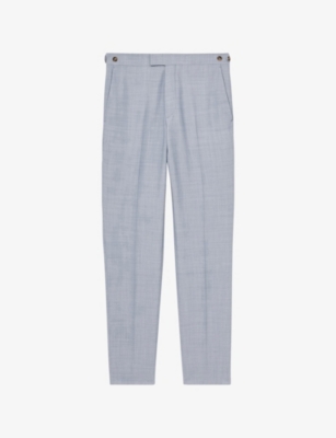 REISS: Belmont Slim-Fit Tapered-Leg Stretch-Woven Trousers