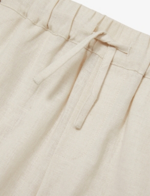 REISS: Fraser Relaxed-Fit Linen-Blend Shorts 3-9 Years