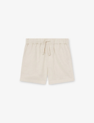 REISS: Fraser Relaxed-Fit Linen-Blend Shorts 3-9 Years