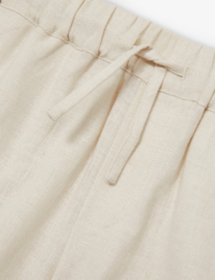 REISS: Fraser Relaxed-Fit Linen-Blend Shorts 9-13 Years