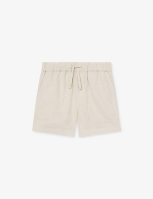 REISS: Fraser Relaxed-Fit Linen-Blend Shorts 9-13 Years
