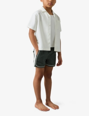 REISS: Cano Colour-Block Swim Shorts 3-13 Years