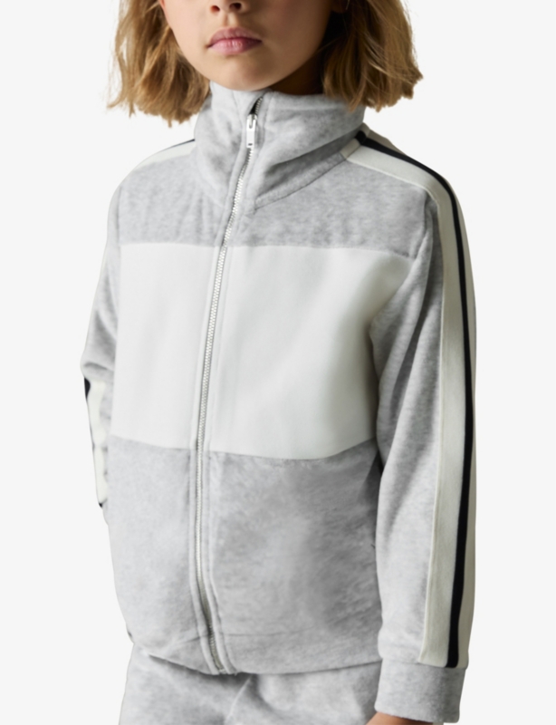 Chance Zipped Velour Sweatshirt 4-9 Years