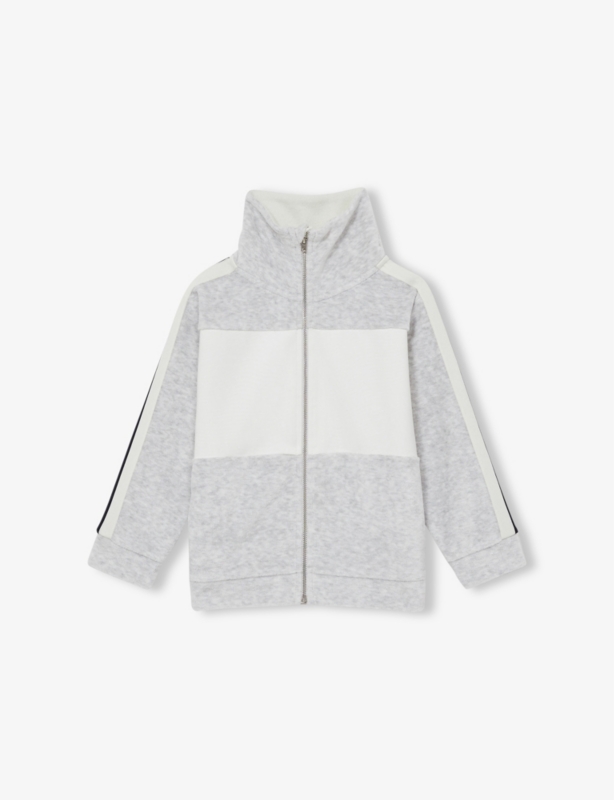 Chance Zipped Velour Sweatshirt 4-9 Years