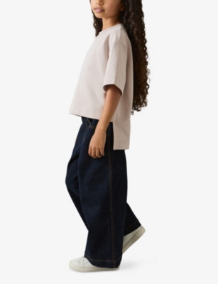 REISS: Anabelle Relaxed-Fit Short-Sleeve Stretch-Cotton T-Shirt 4-9 Years
