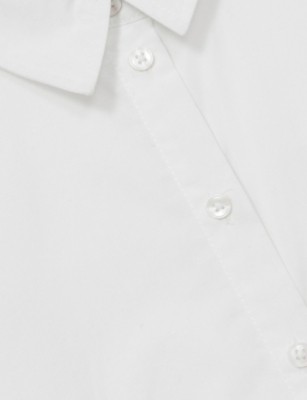Reiss Kairi Long-sleeve Cotton T-shirt 4-9 In White