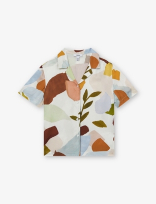 REISS: Tommi Short-Sleeve Woven Shirt 4-9 Years