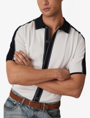 Dunwich Colour-Block Knitted Shirt