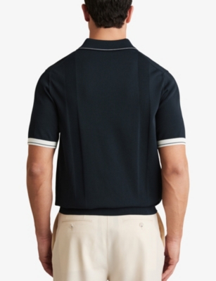 Portman Short-Sleeved Knitted Polo Shirt