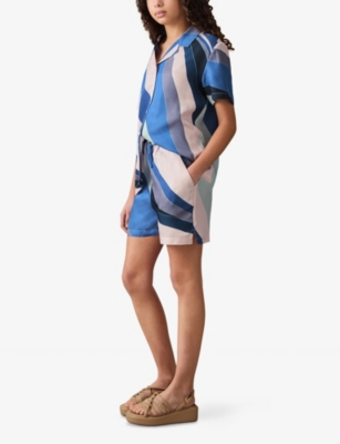 REISS: Tommi Striped Woven Shorts 9-13 Years