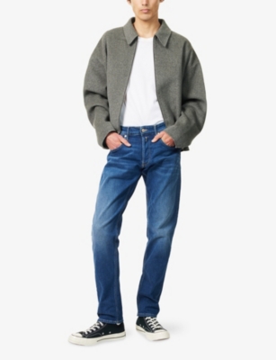 REPLAY: 573 Willbi Tapered-Leg Stretch-Denim Jeans