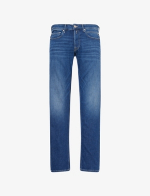 REPLAY: 573 Willbi Tapered-Leg Stretch-Denim Jeans